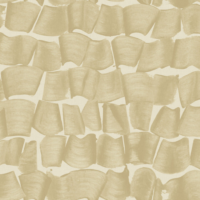 Brushed Ink Wallpaper - Golden - York Wallcoverings - OI0652