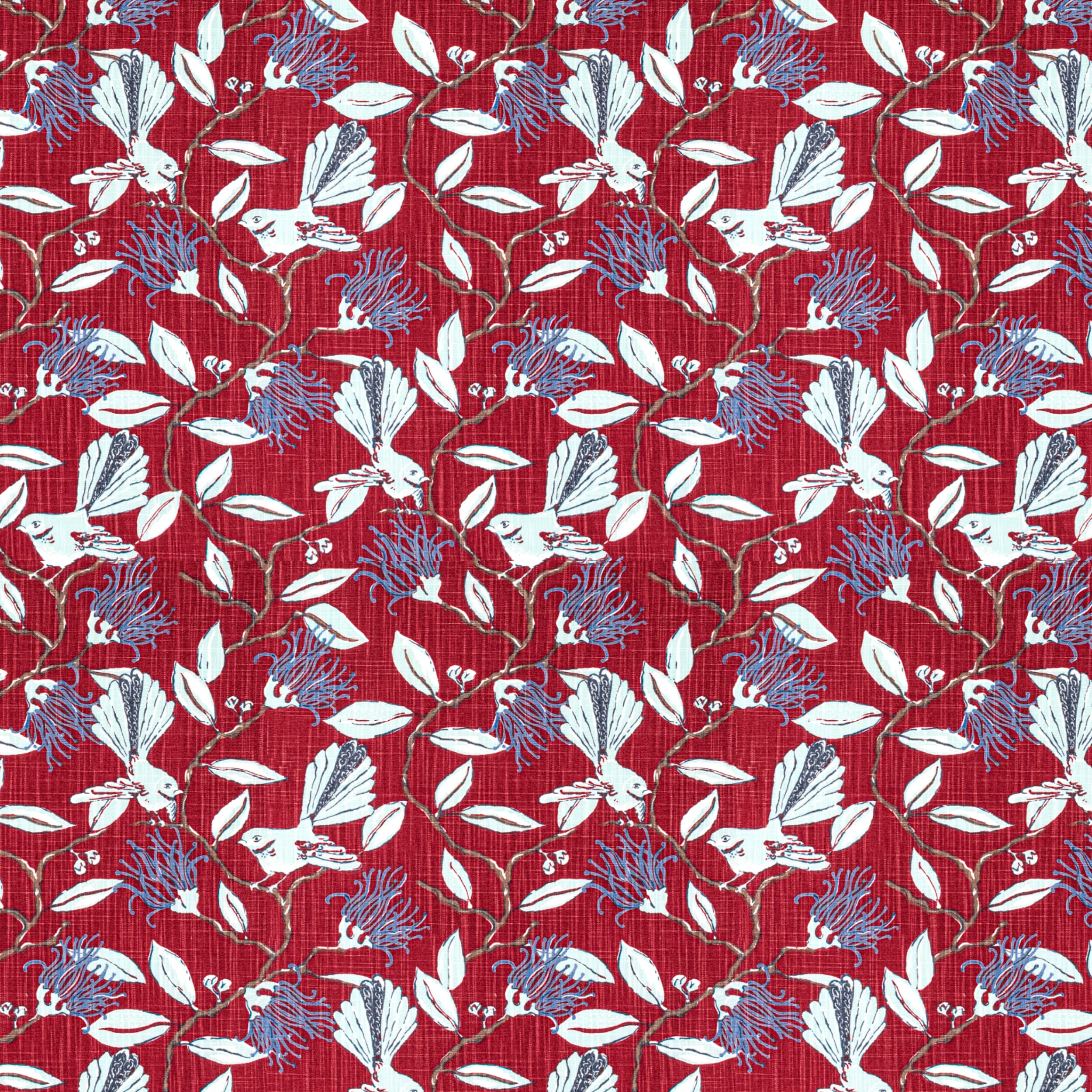 Onlooker 5 Red by Stout Fabric