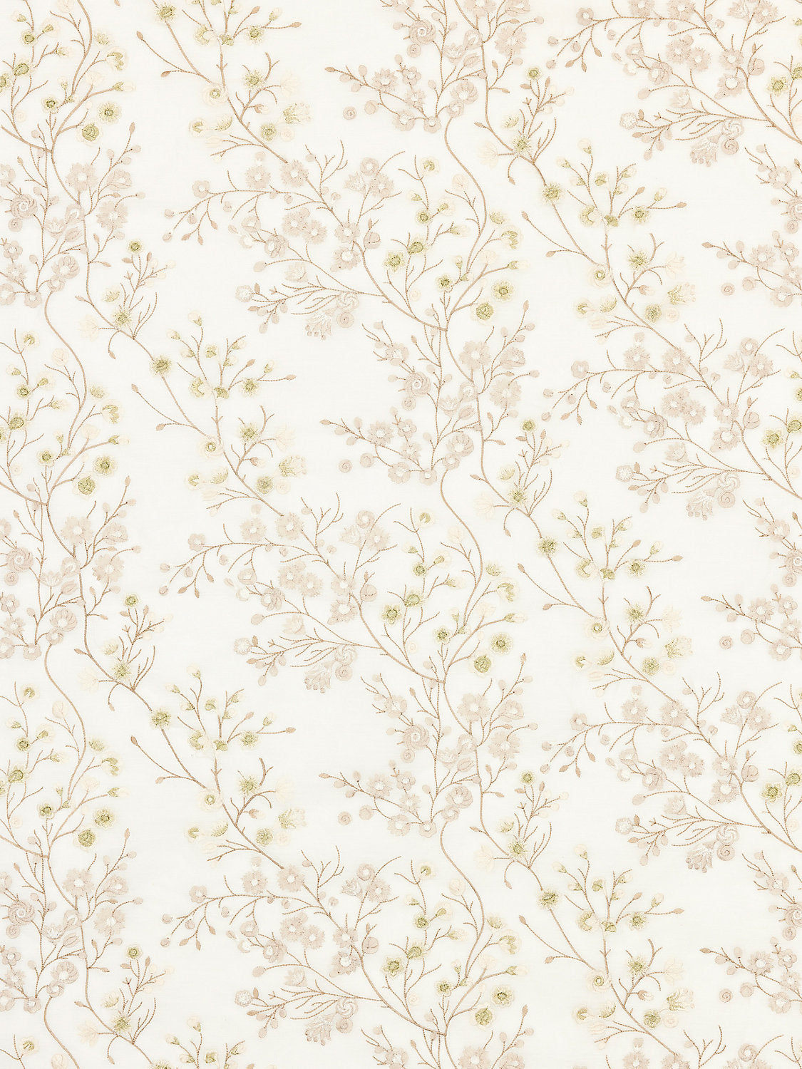 Lilette Sheer - Ivory - Scalamandre Fabric