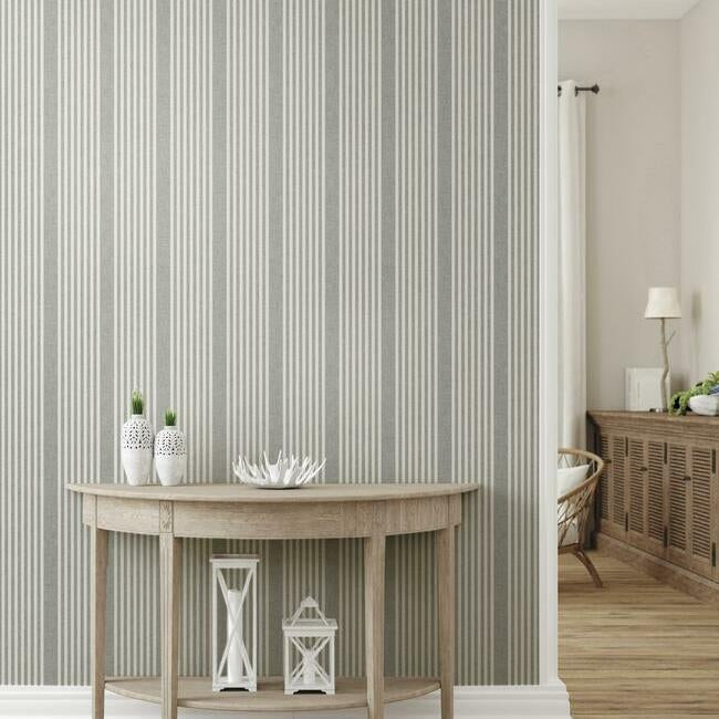 french-linen-stripe-premium-peel-stick-wallpaper-charcoal-york-wallcoverings-psw1133rl