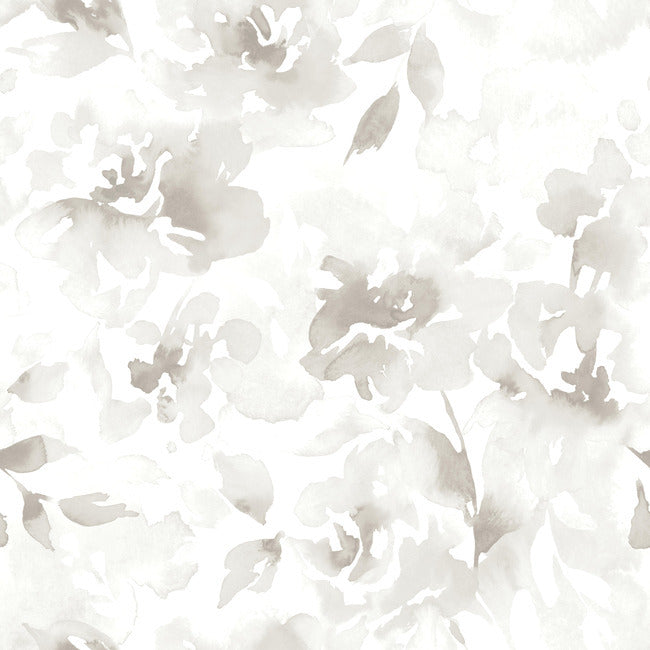 Renewed Floral Premium Peel + Stick Wallpaper - Neutral - York Wallcoverings - PSW1495RL