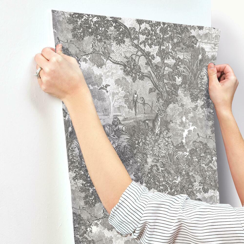 jungle-toile-peel-and-stick-wallpaper-black-york-wallcoverings-rmk11945wp