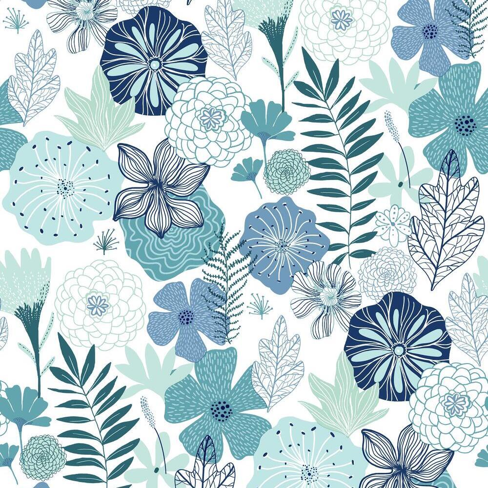 perennial-blooms-peel-and-stick-wallpaper-blue-york-wallcoverings-rmk11325wp