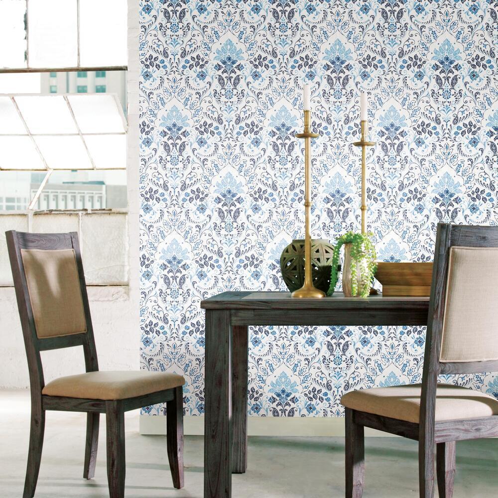 persian-damask-peel-and-stick-wallpaper-blue-york-wallcoverings-rmk11835wp