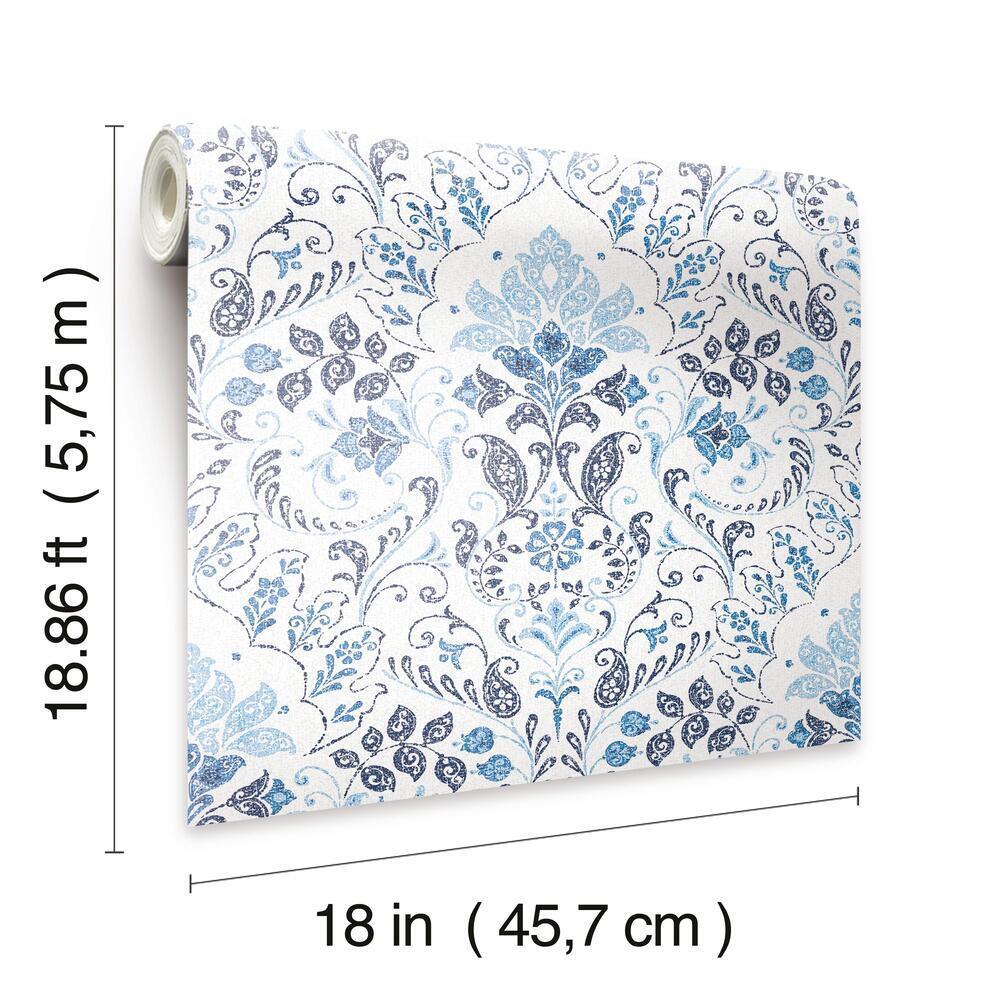 persian-damask-peel-and-stick-wallpaper-blue-york-wallcoverings-rmk11835wp