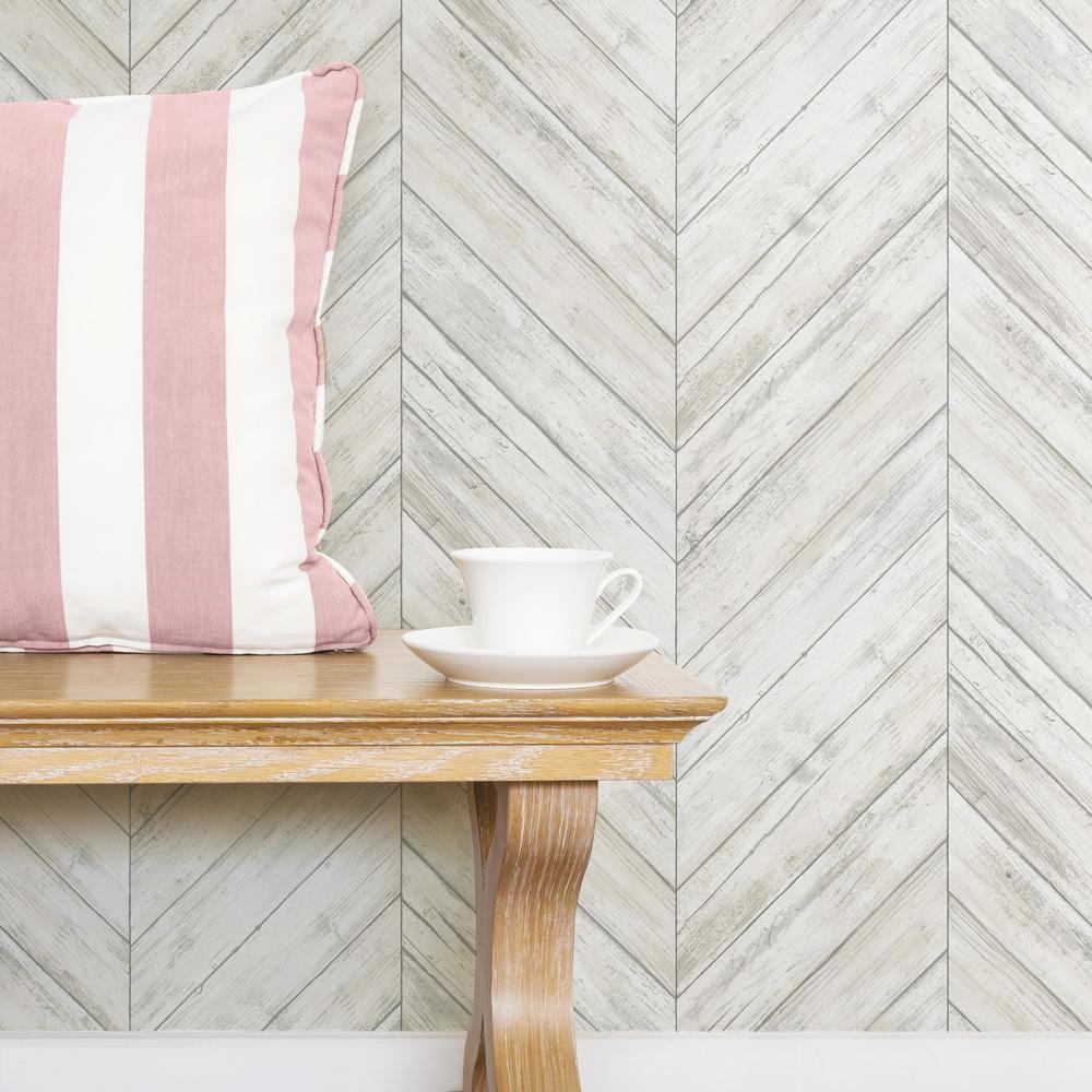 herringbone-wood-boards-peel-and-stick-wallpaper-white-york-wallcoverings-rmk11453wp