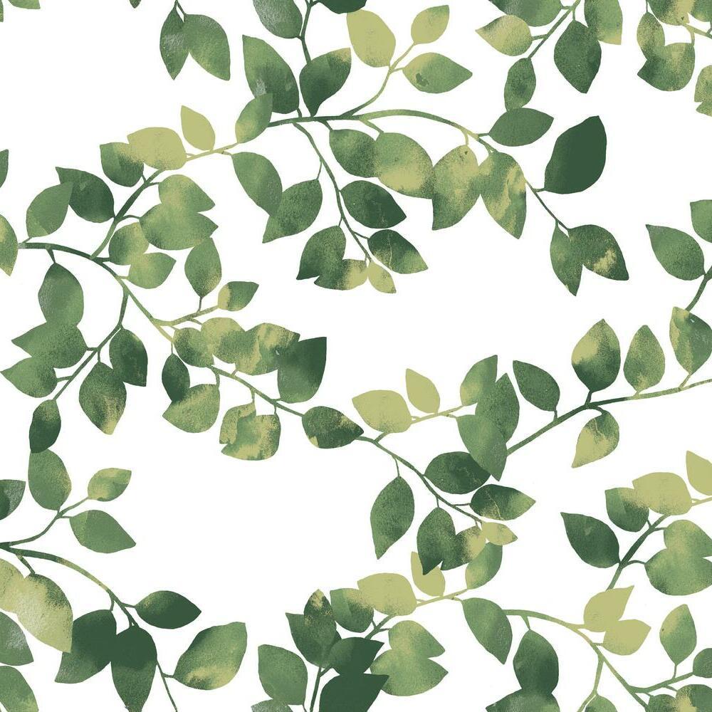 Finlayson Latvus Peel and Stick Wallpaper - Green - York Wallcoverings - RMK11946WP