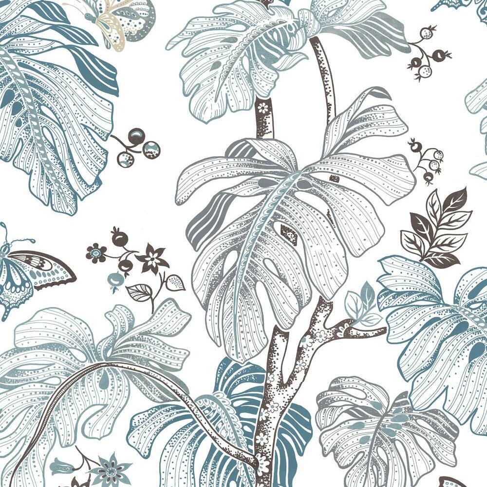 boho-palm-peel-and-stick-wallpaper-blue-york-wallcoverings-rmk11584rl