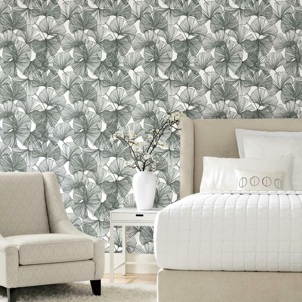 ginkgo-leaves-peel-and-stick-wallpaper-black-york-wallcoverings-rmk11601wp