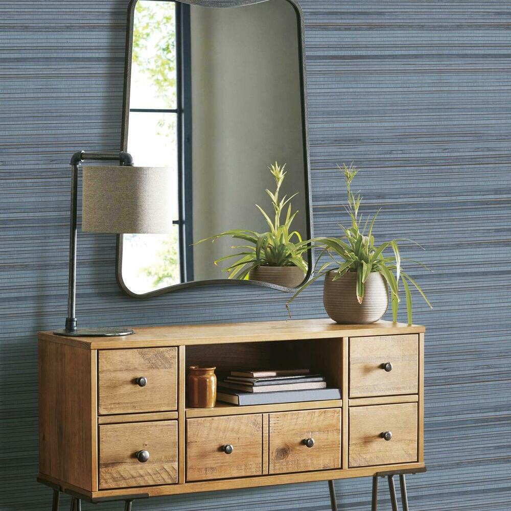 faux-bamboo-grasscloth-peel-and-stick-wallpaper-blue-york-wallcoverings-rmk11667rl