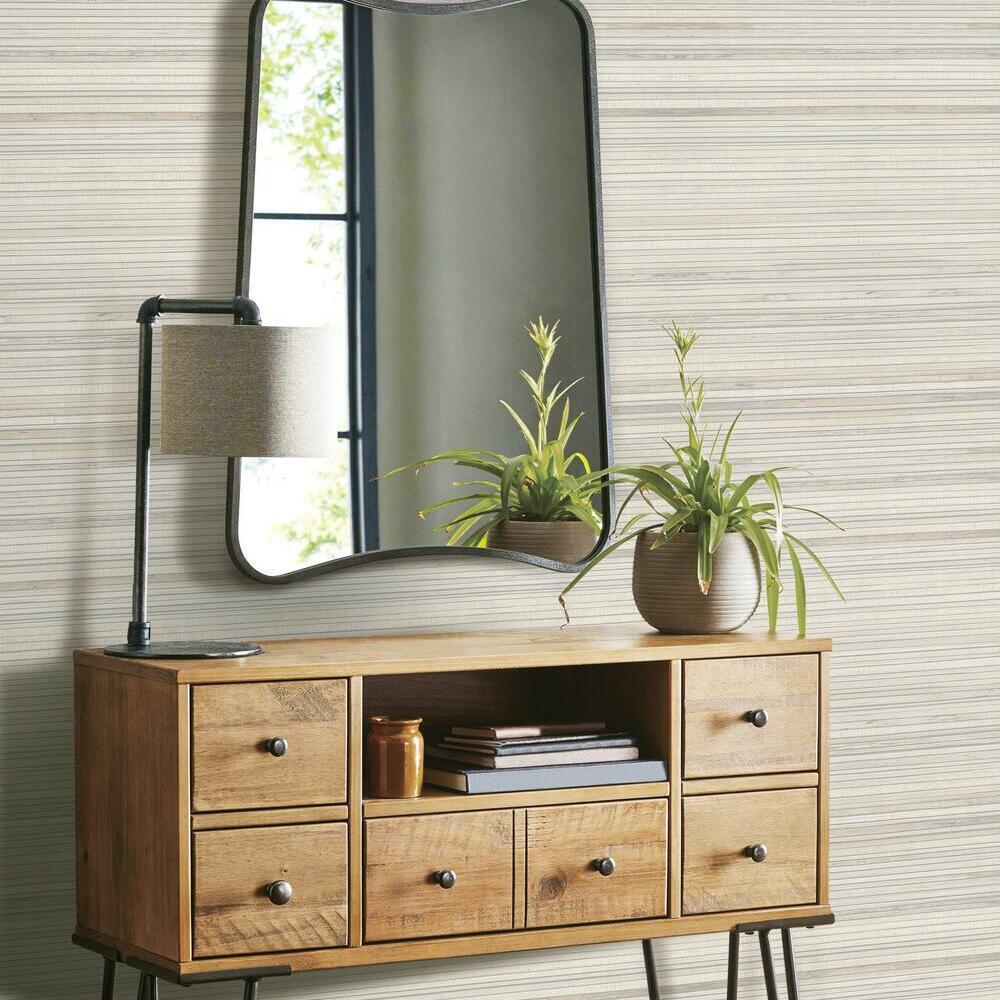 faux-bamboo-grasscloth-peel-and-stick-wallpaper-taupe-york-wallcoverings-rmk11669rl