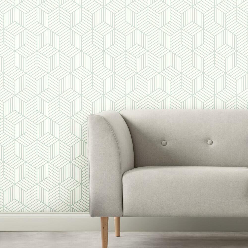 striped-hexagon-peel-and-stick-wallpaper-green-york-wallcoverings-rmk11722wp