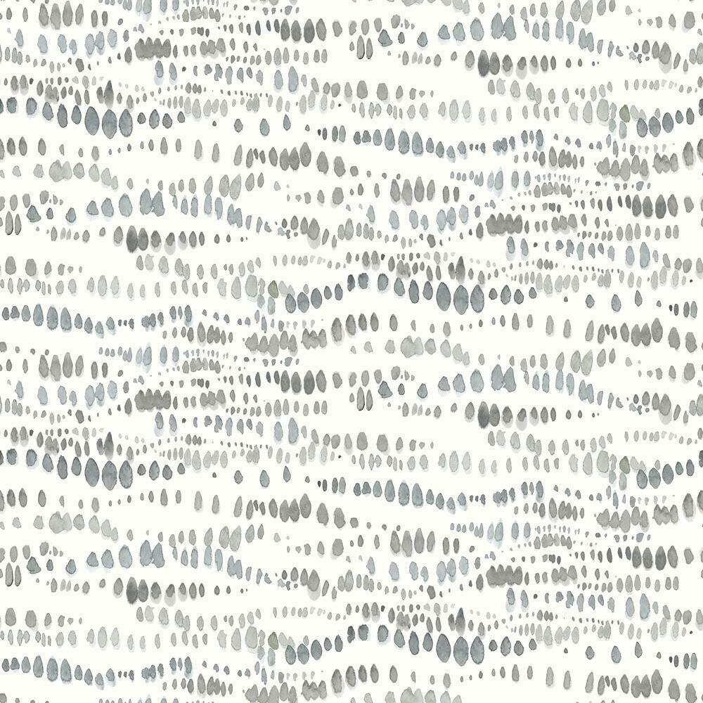 Dotted Line Peel and Stick Wallpaper - Grey - York Wallcoverings - RMK11759RL