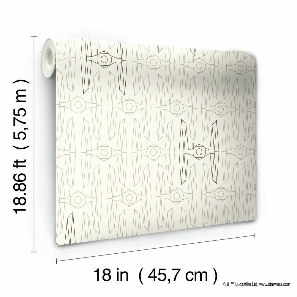 star-wars-tie-fighter-peel-and-stick-wallpaper-taupe-york-wallcoverings-rmk11782rl