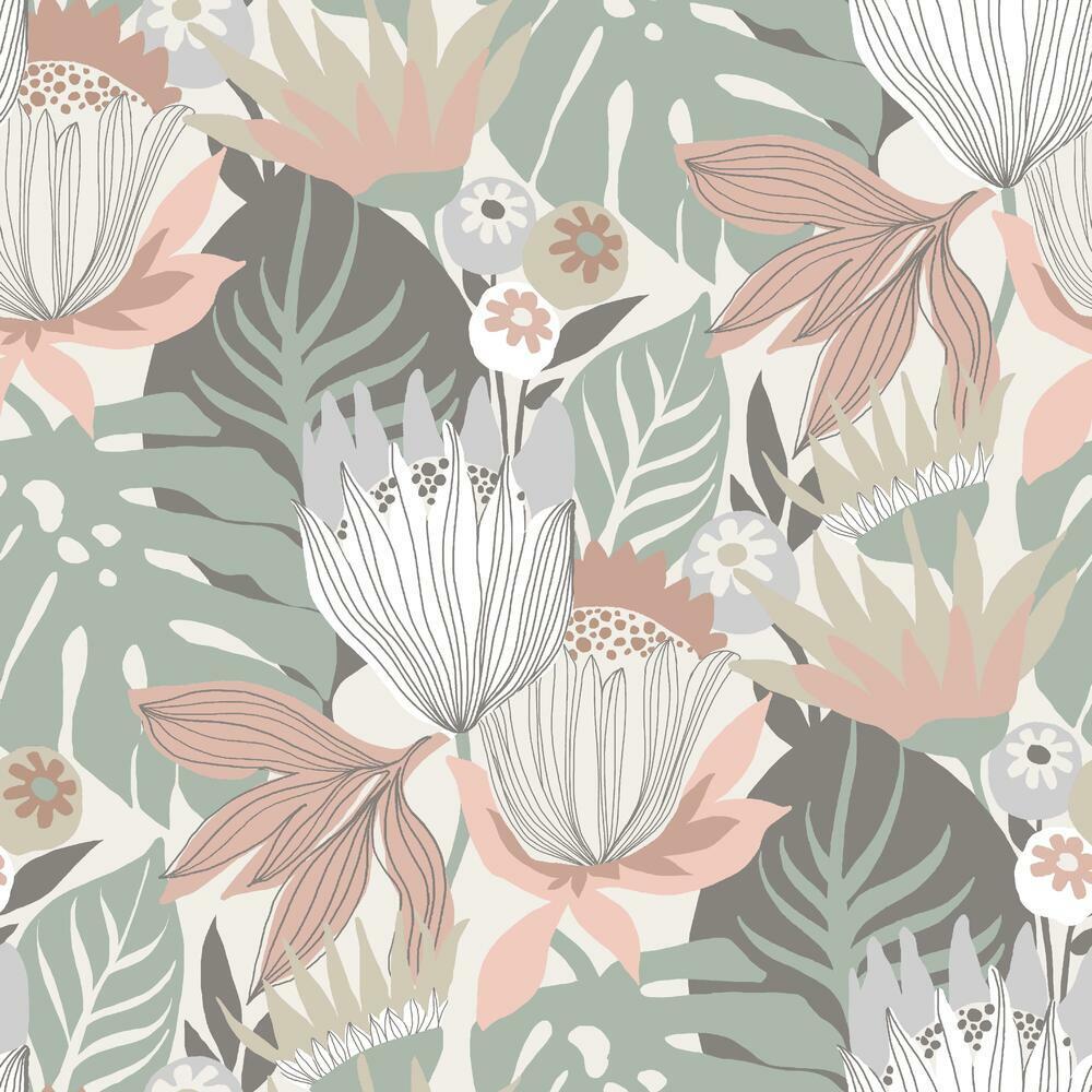 retro-tropical-leaves-peel-and-stick-wallpaper-pink-york-wallcoverings-rmk11844wp