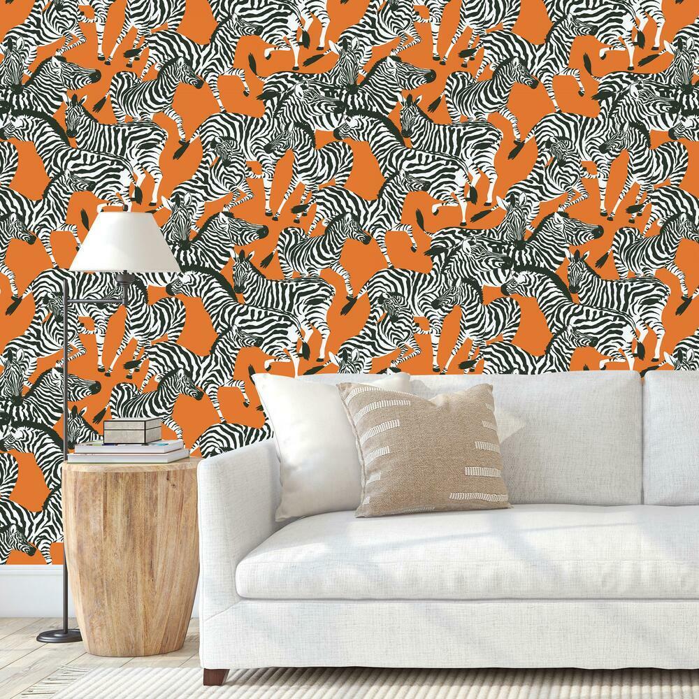 waverly-herd-together-peel-and-stick-wallpaper-orange-york-wallcoverings-rmk11875rl