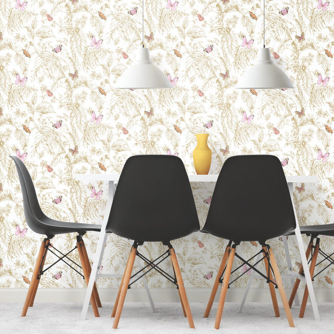 butterfly-sketch-peel-and-stick-wallpaper-pink-york-wallcoverings-rmk11911wp