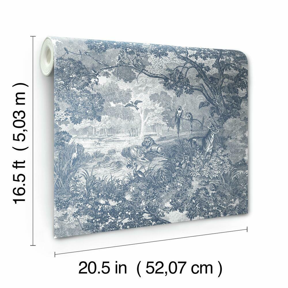 jungle-toile-peel-and-stick-wallpaper-blue-york-wallcoverings-rmk11917wp