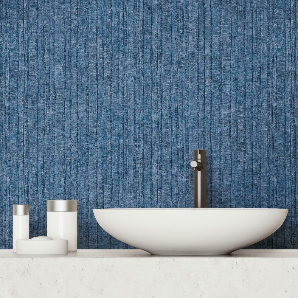 crackled-stria-texture-peel-and-stick-wallpaper-blue-york-wallcoverings-rmk11979wp