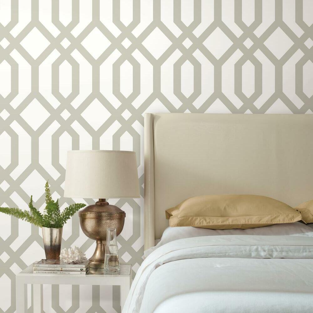 gazebo-lattice-peel-and-stick-wallpaper-taupe-york-wallcoverings-rmk12012wp