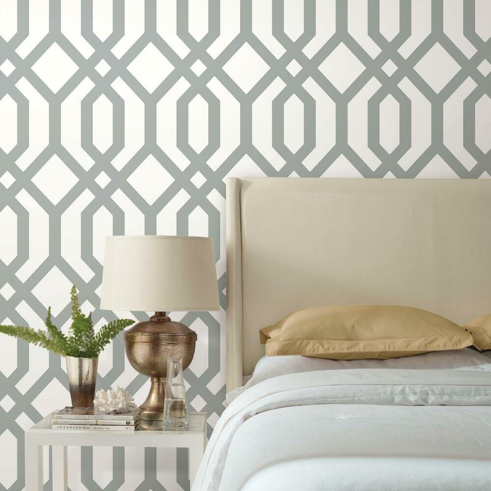 gazebo-lattice-peel-and-stick-wallpaper-grey-york-wallcoverings-rmk12013wp