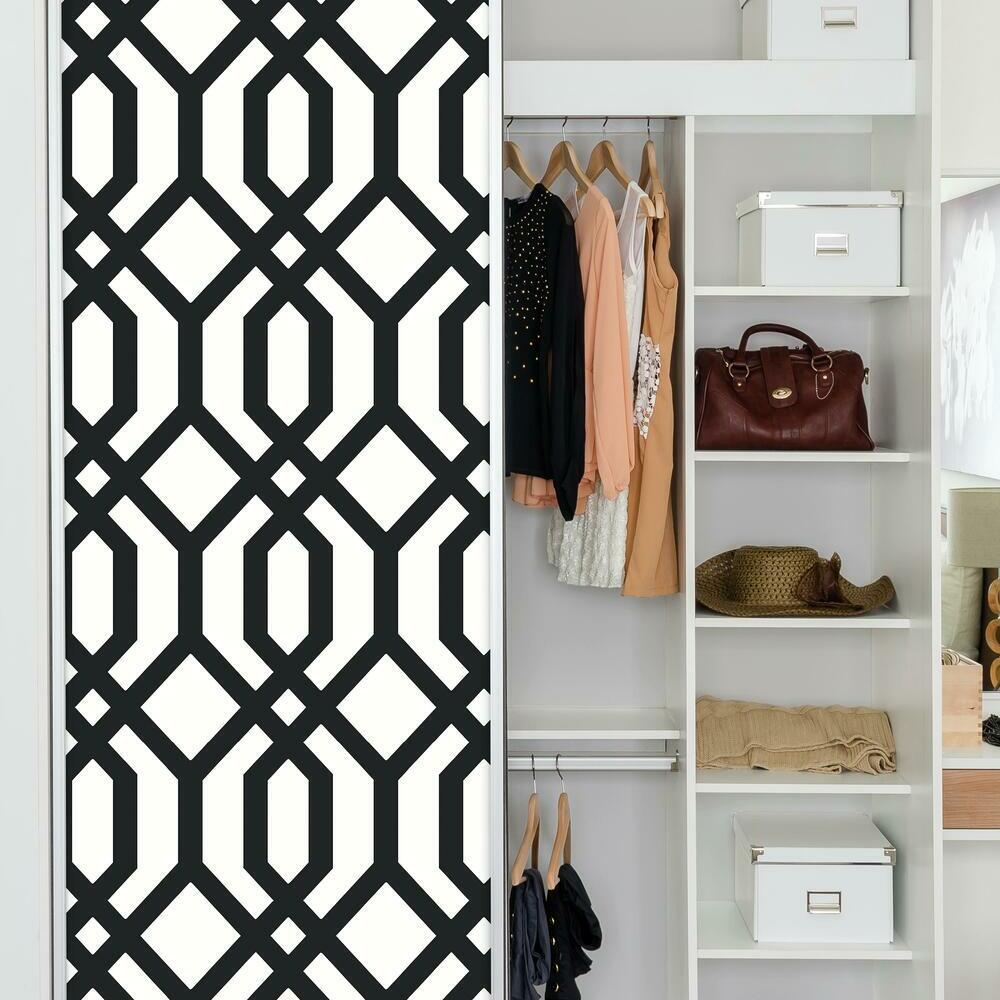 gazebo-lattice-peel-and-stick-wallpaper-black-york-wallcoverings-rmk12014wp