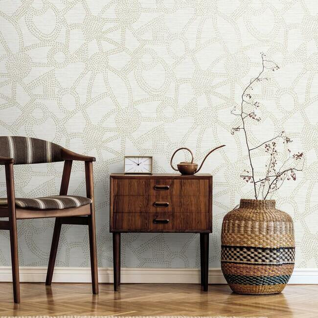 nikki-chu-amhara-peel-stick-wallpaper-taupe-york-wallcoverings-rmk12232pl