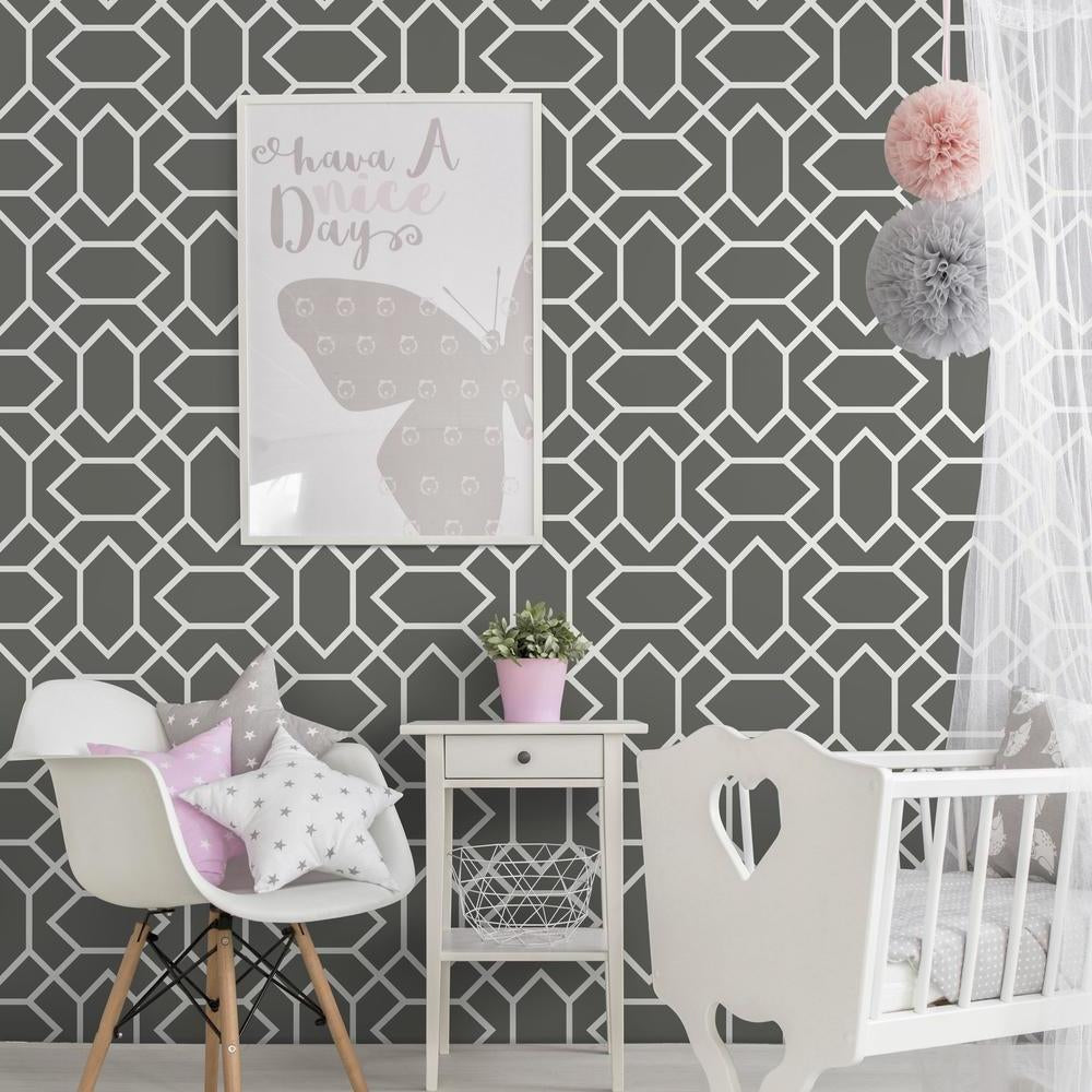 modern-geometric-peel-and-stick-wallpaper-dark-gray-york-wallcoverings-rmk9069wp