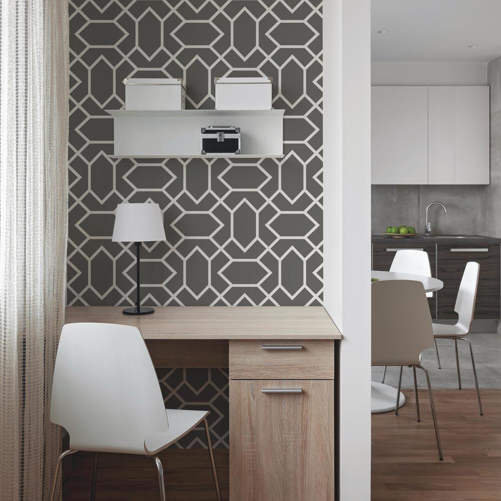 modern-geometric-peel-and-stick-wallpaper-dark-gray-york-wallcoverings-rmk9069wp