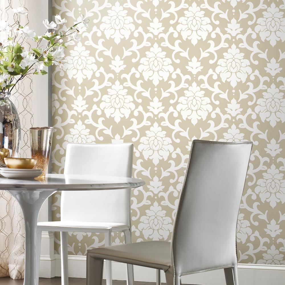 damask-peel-and-stick-wallpaper-gold-and-white-york-wallcoverings-rmk9113wp