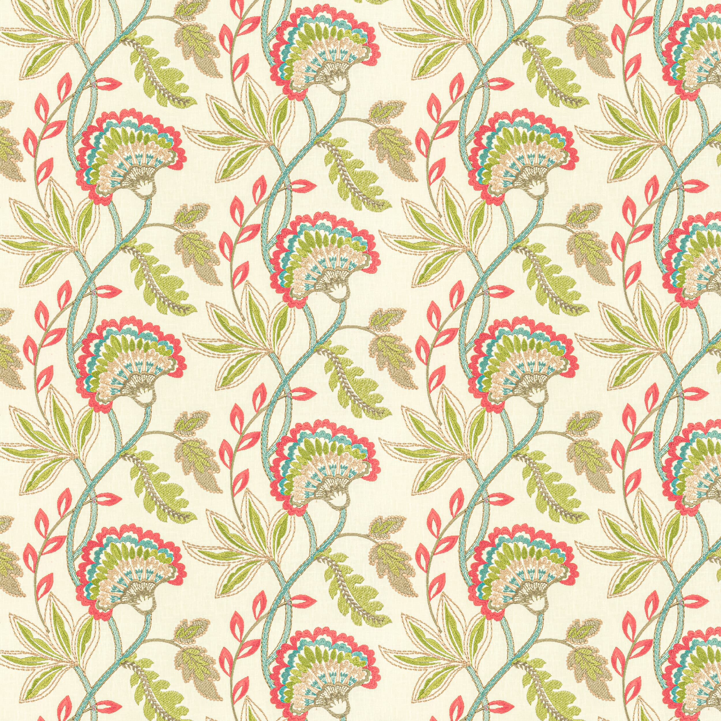 ROOST-1-STRAWBERRY-STOUT-TEXTILES - Stout Textiles Fabric