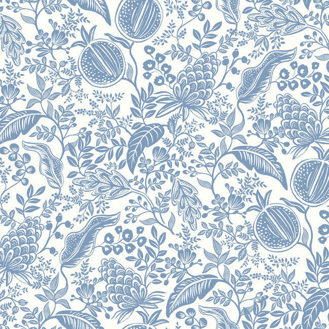 pomegranate-wallpaper-white-blue-york-wallcoverings-rp7390