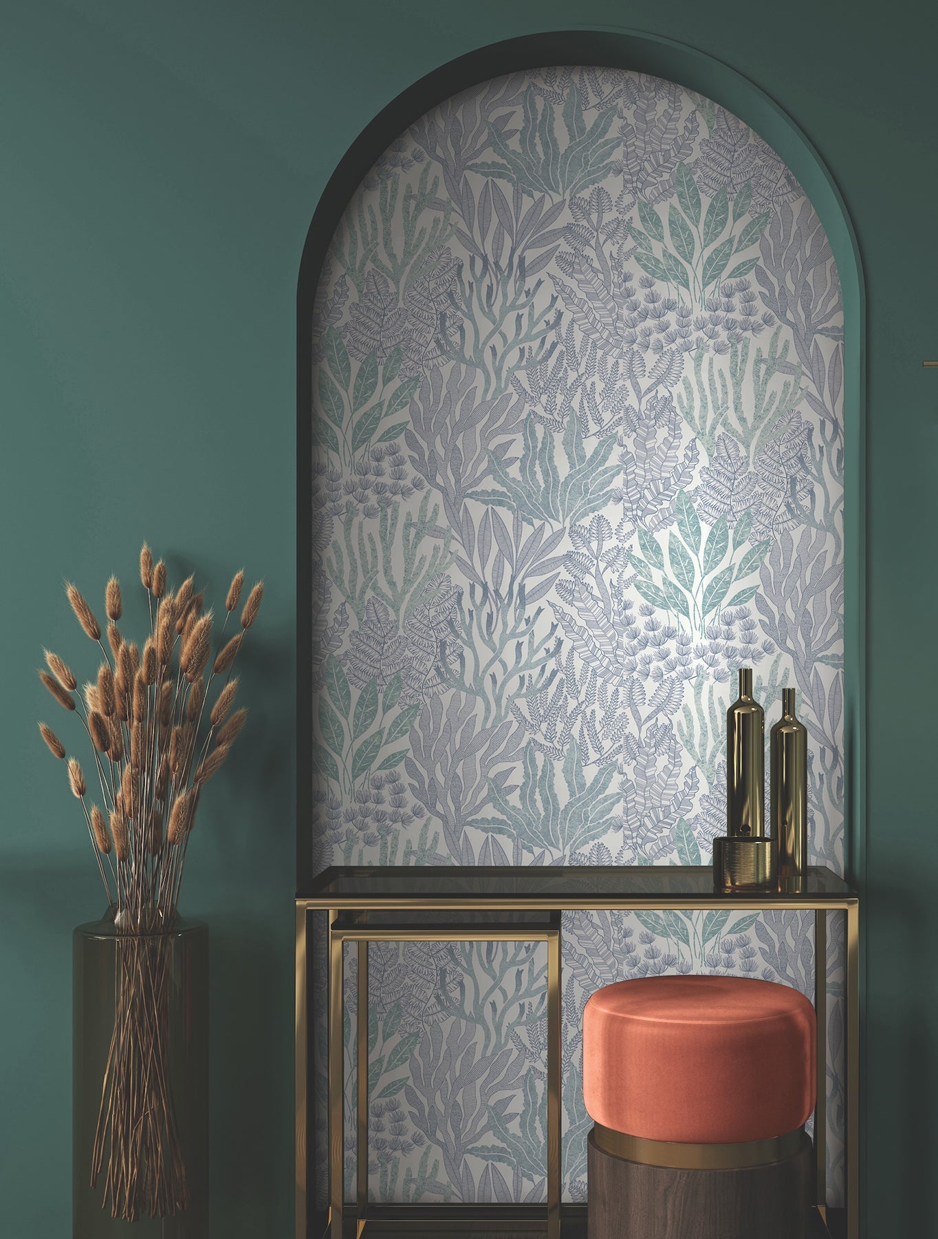 coral-leaves-wallpaper-blue-aqua-york-wallcoverings-rt7804