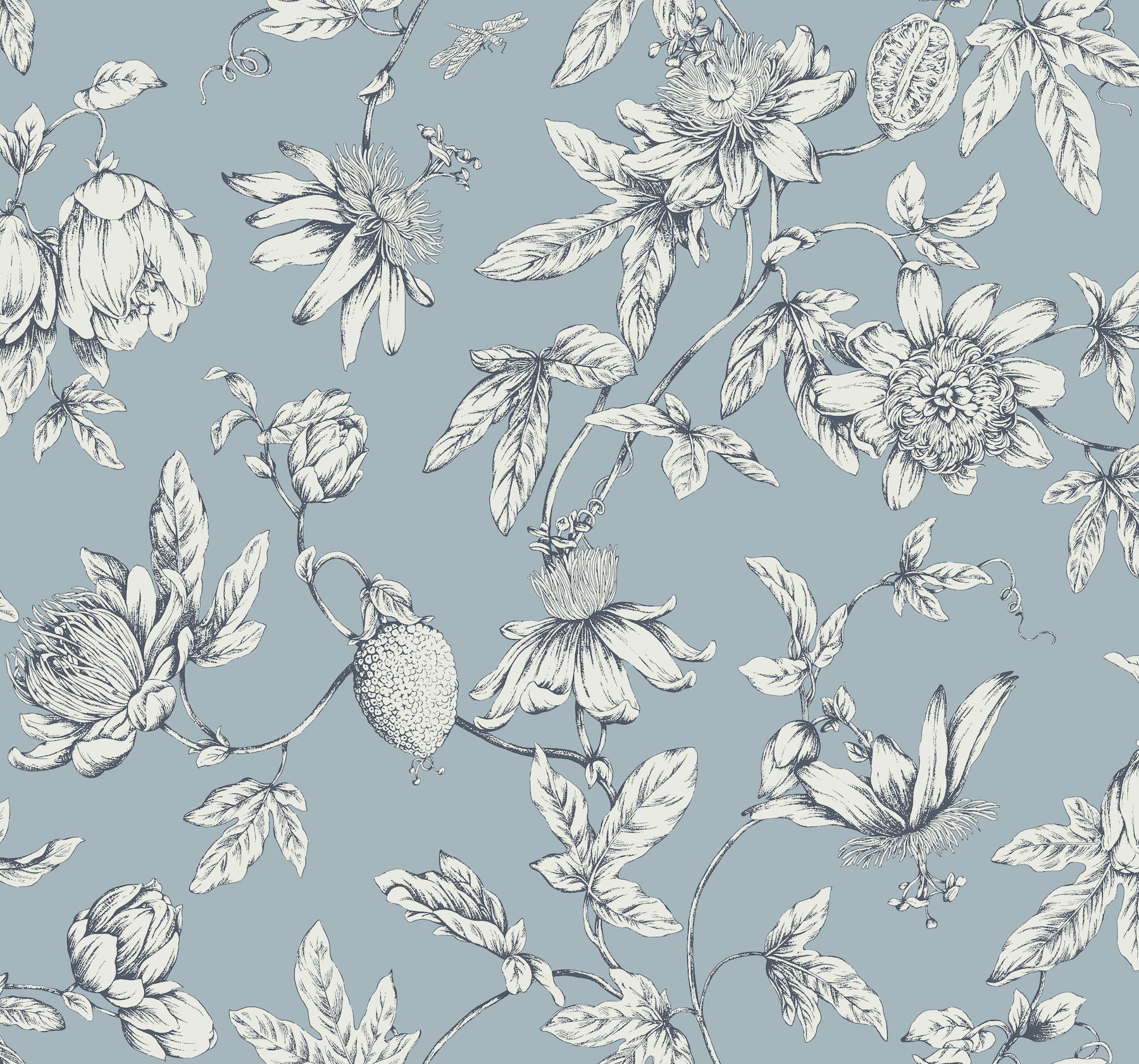 passion-flower-toile-wallpaper-sky-york-wallcoverings-rt7853