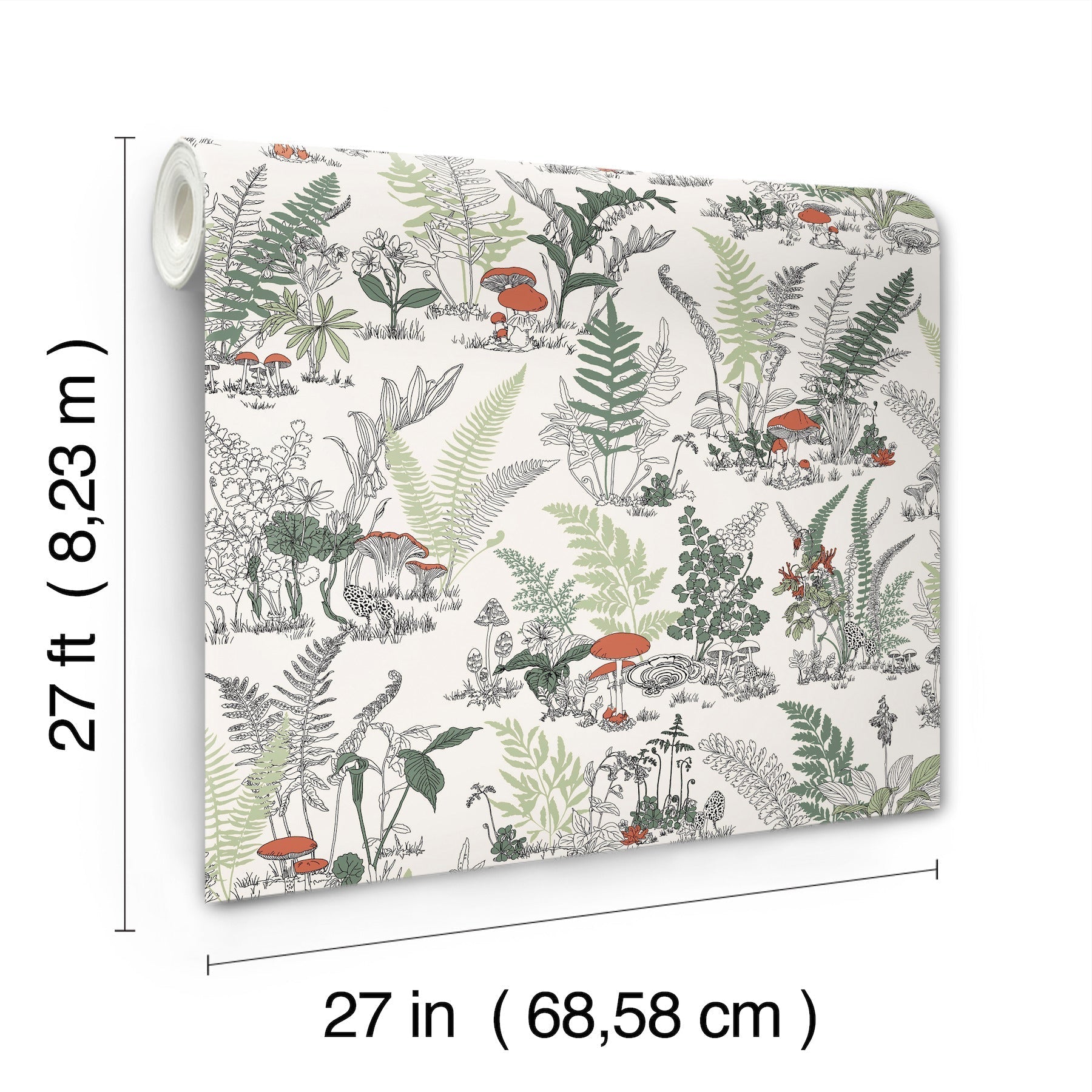 mushroom-garden-toile-wallpaper-red-green-york-wallcoverings-rt7891