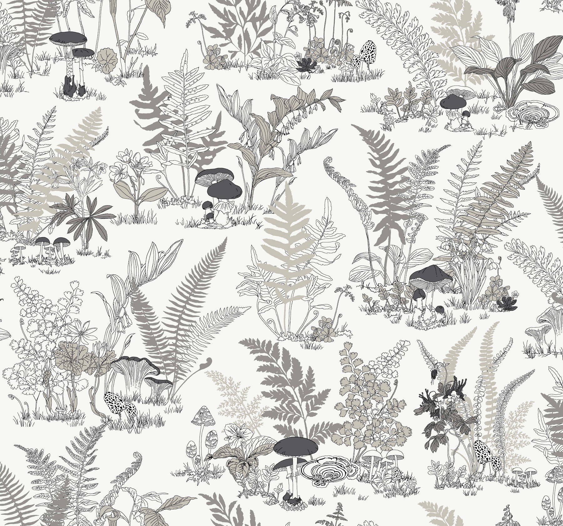 mushroom-garden-toile-wallpaper-black-grey-york-wallcoverings-rt7893