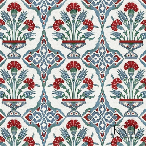 IZNIK-CARNATION-BOUQUET-ORIGINAL-SCHUMACHER-RW108CS01-255