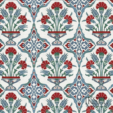 IZNIK-CARNATION-BOUQUET-ORIGINAL-SCHUMACHER-RW108CS01-255