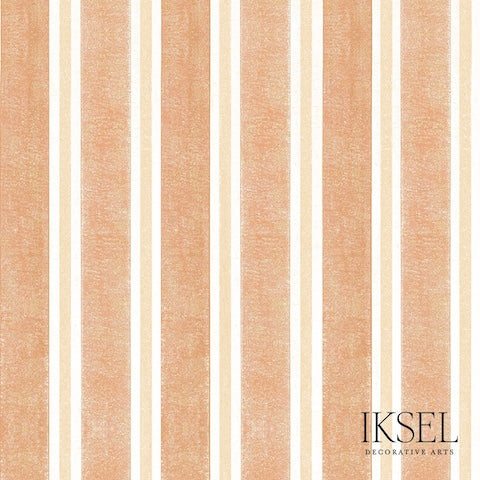 KUBILAIS-STRIPE-TERRACOTTA-SCHUMACHER-RW713CS76