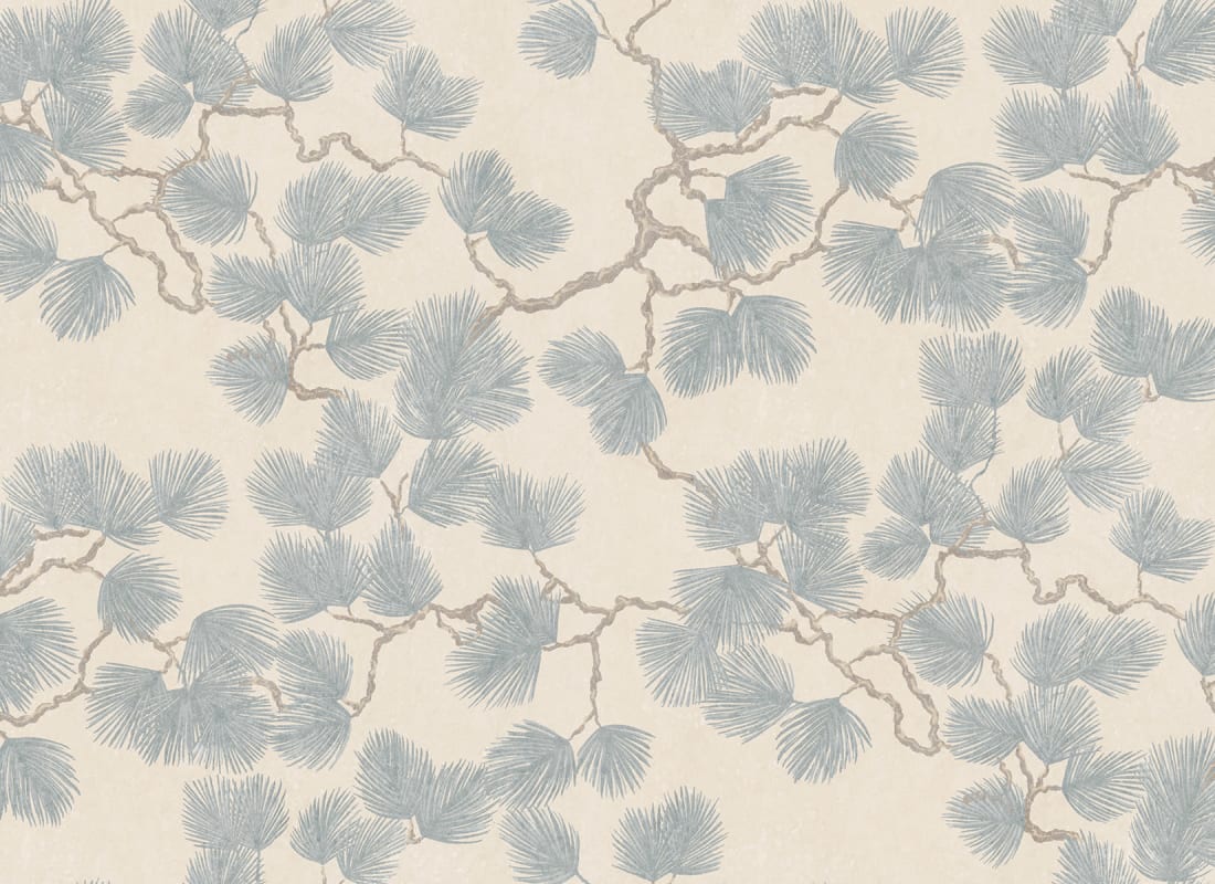 PINE - MURAL MISTY BLUE WSB PINEM 0489 by Sandberg Wallcovering