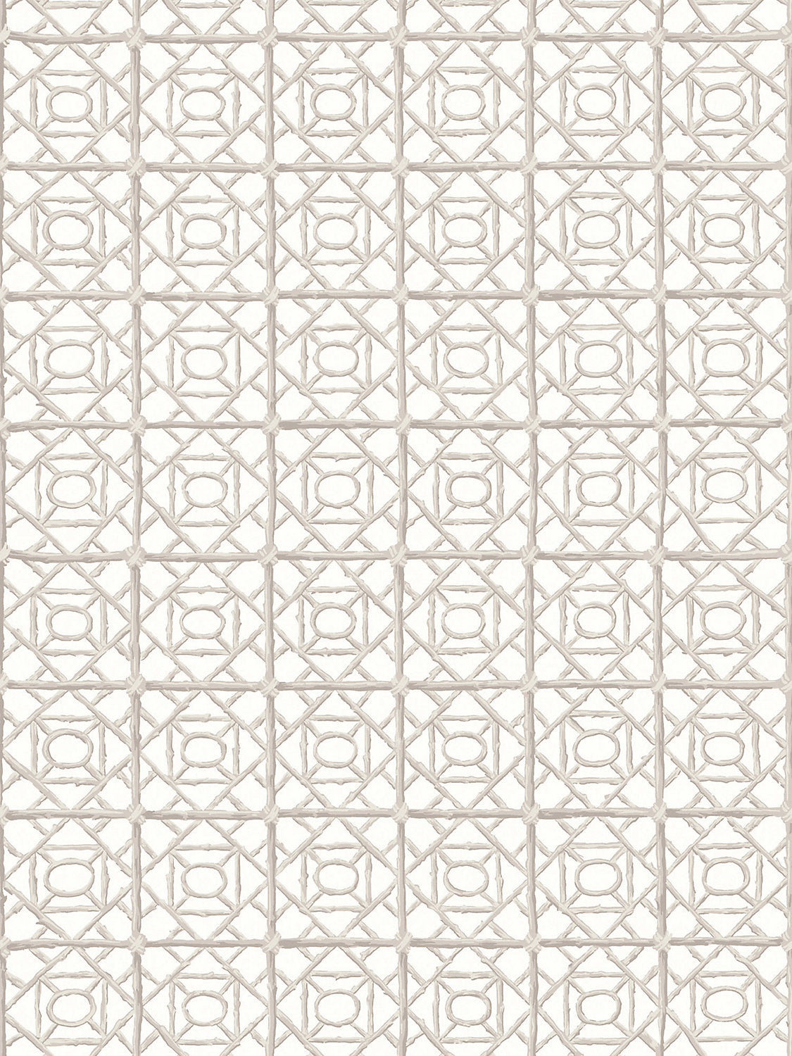 Ormond Fret Wallcovering - Oyster