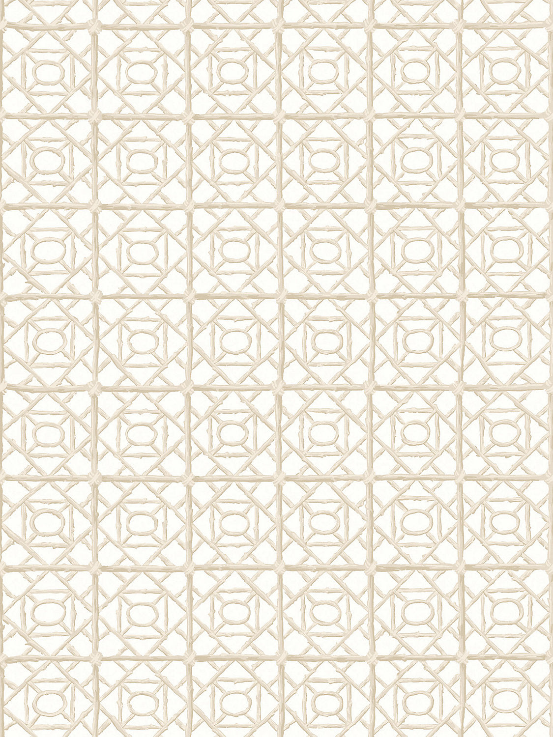 Ormond Fret Wallcovering - Buttercream