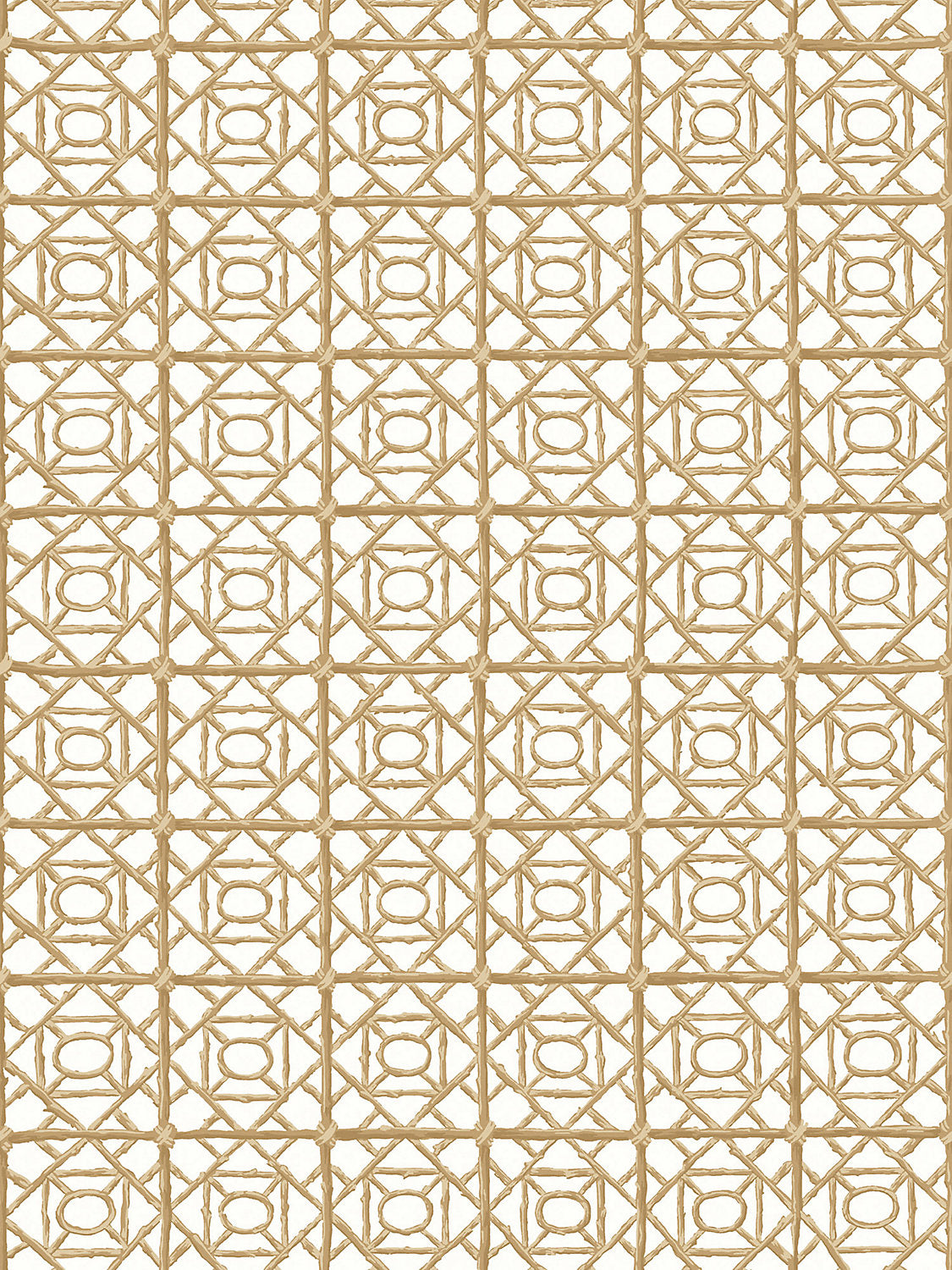 Ormond Fret Wallcovering - Twine