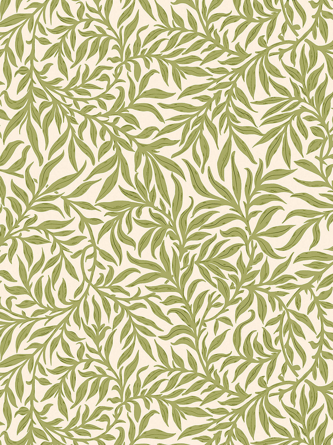 Willow Wallcovering - Moss - Scalamandre Wallpaper