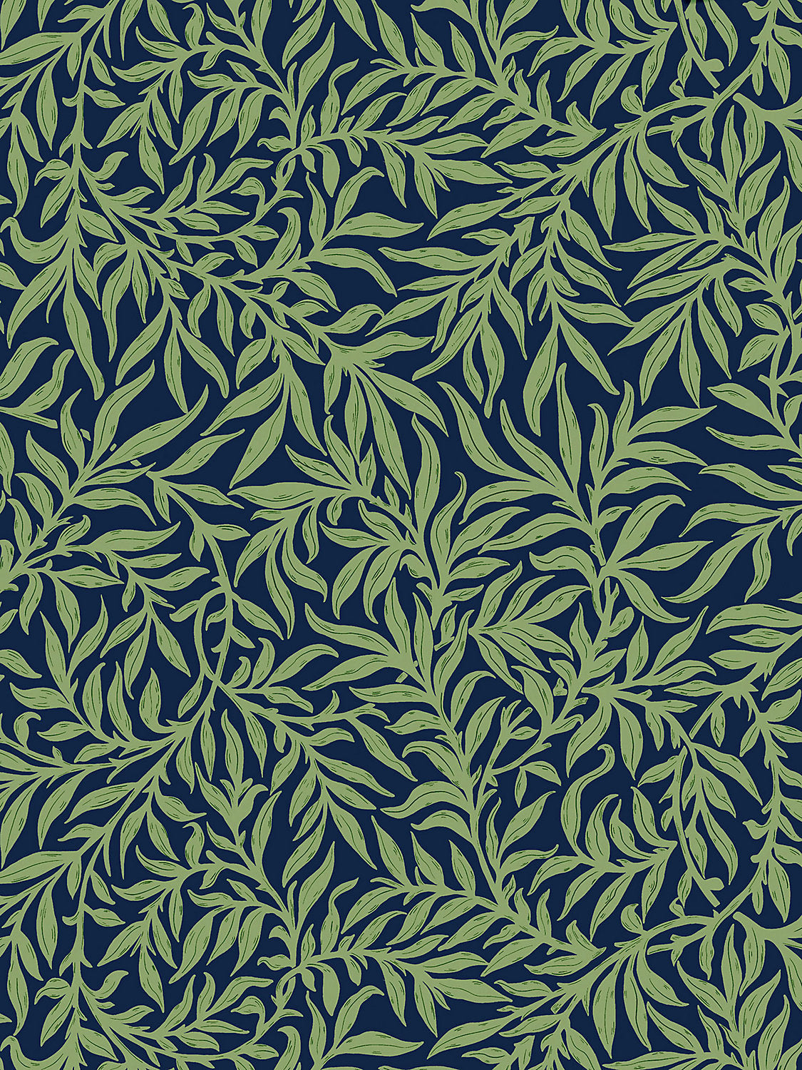 Willow Wallcovering - Midnight - Scalamandre Wallpaper