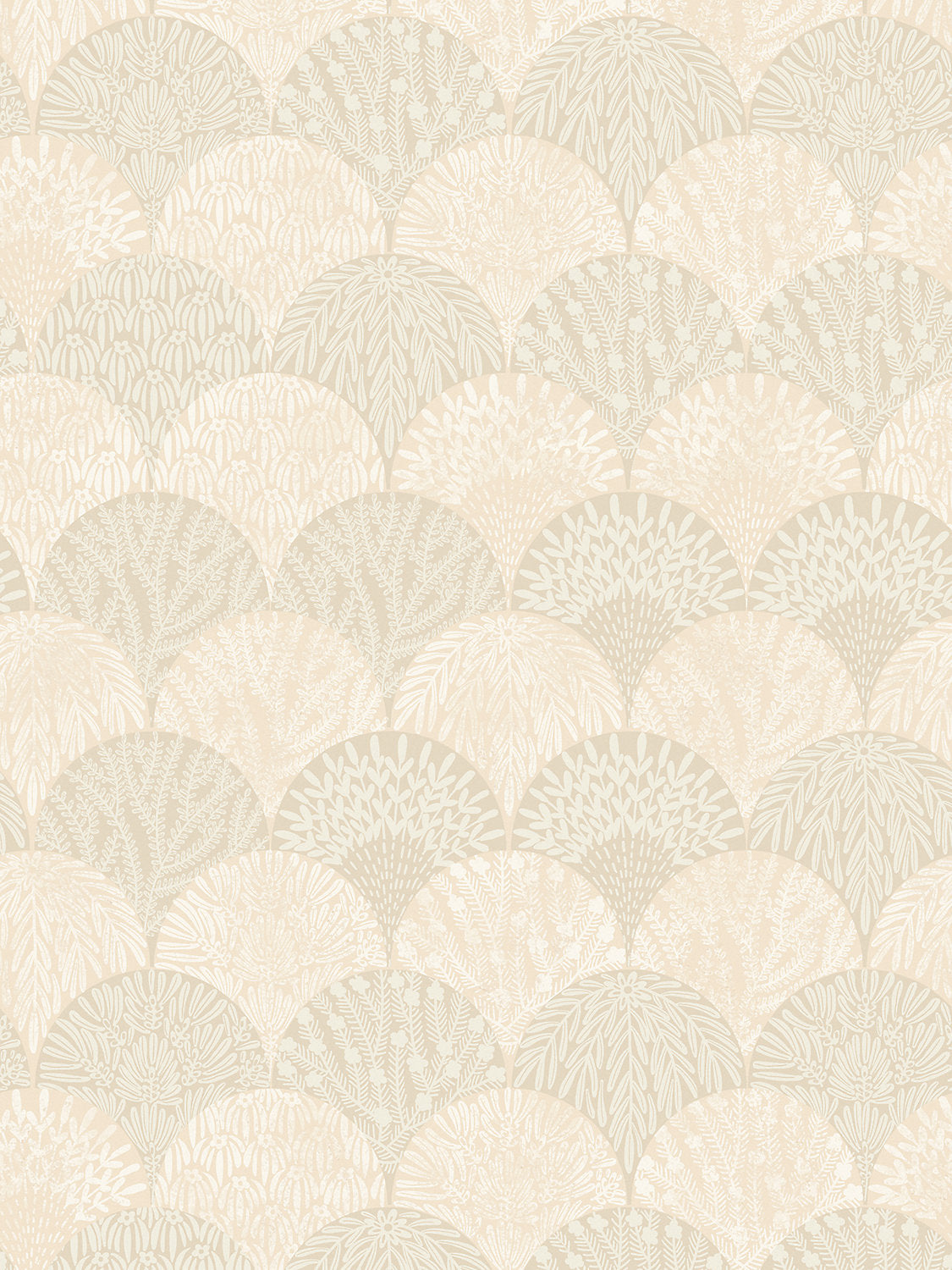 Herb Garden Wallcovering - Parchment - Scalamandre Wallpaper
