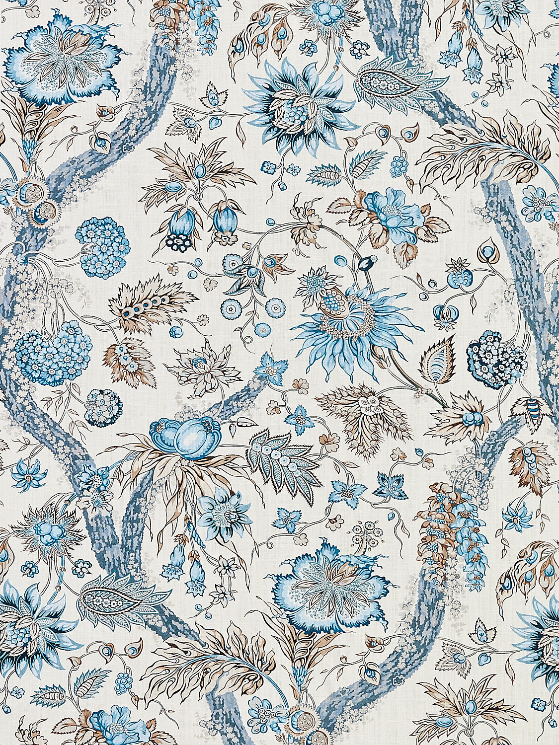 Fleurs Tropicales - Water'S Edge - Scalamandre Fabric