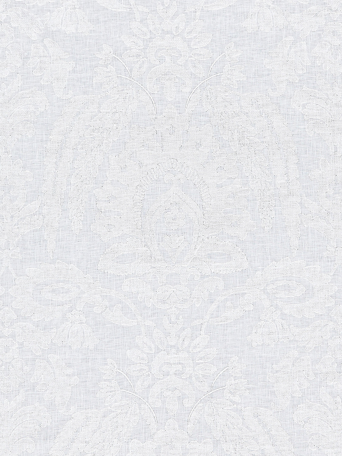 Lia Damask Sheer - Snow - Scalamandre Fabric