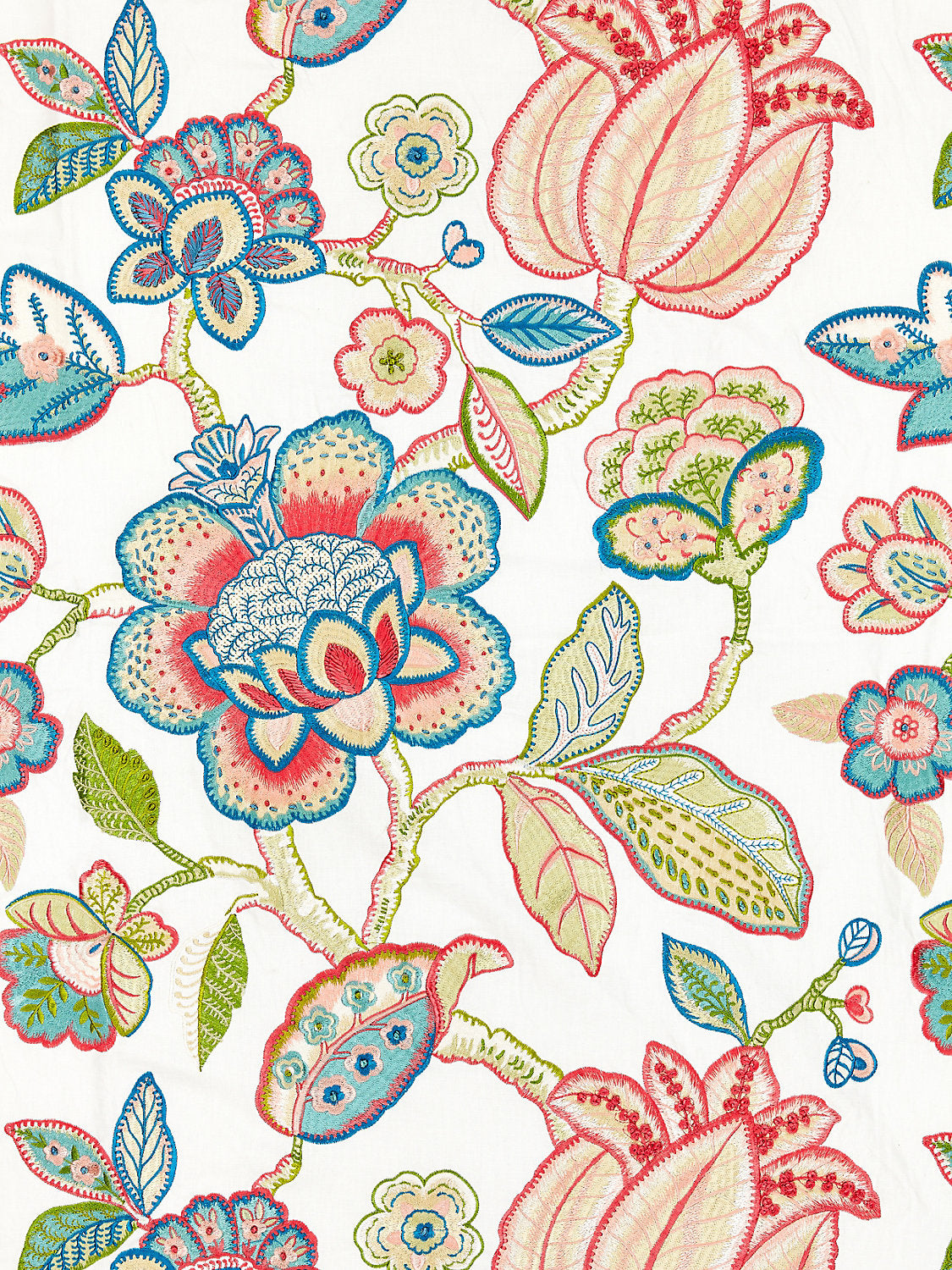 Coromandel Embroidery - Bloom - Scalamandre Fabric