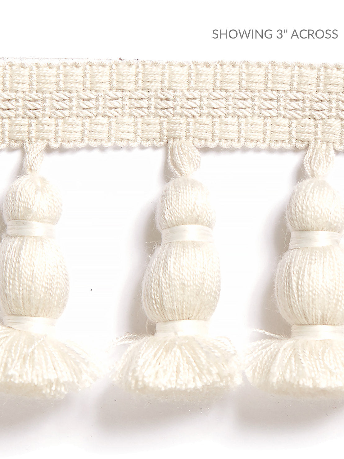 Halsey Onion Fringe - Ivory - Scalamandre Trim